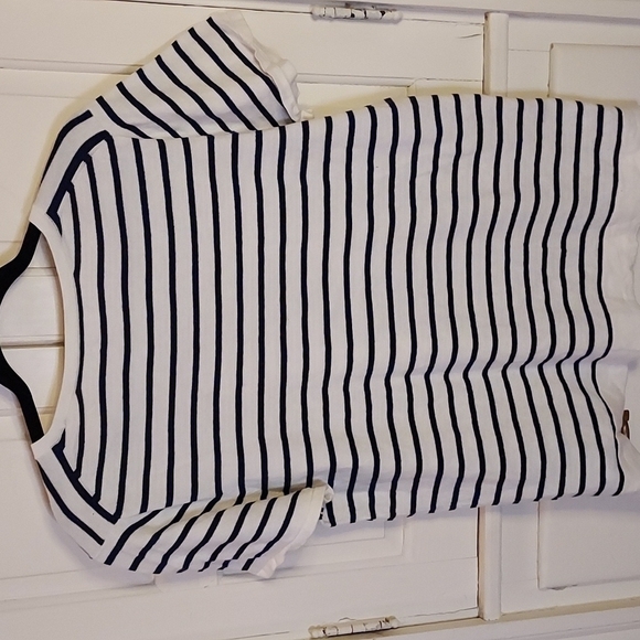 J Crew Factory Short Sleeve Embellished Sweater - Picture 8 of 10